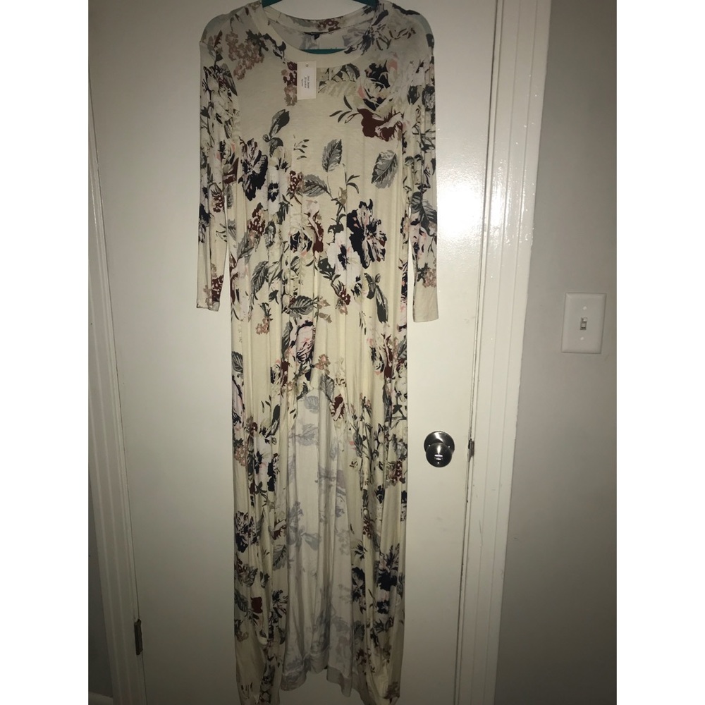 NWT floral high low dress